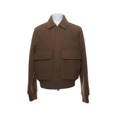 Skjortejakke (Beige) fra Zara Origins Akryl, Elastan, Polyamid, Uld