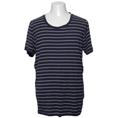 T-shirt (Blue, White) from Red Collar Project Cotton, Modal