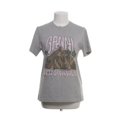 Top (Grijs, Meerkleurig) van Ganni Gerecycled katoen, Gerecycled polyester