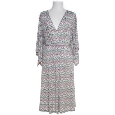 Klänning (Vit, Flerfärgad) från Ilse Jacobsen Hornbæk Elastan, Polyester