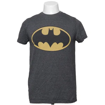 T-shirt (Grå, Gul, Sort) fra Batman Bomuld, Polyester