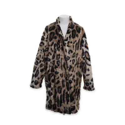 Winter coat (Beige, Multicolored) from Lindex Polyester, Acrylic