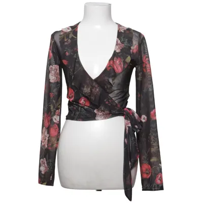 Wikkelblouse (Zwart, Meerkleurig) van Busem