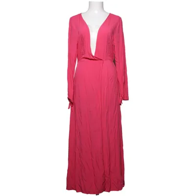 Slå-om-kjole (Long Sleeve Coat Dress) fra NA-KD Viscose