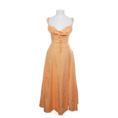 Robe longue (Orange) de House of CB Coton, Élasthane, Polyamide