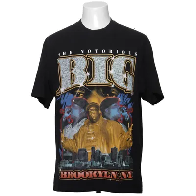 T-shirt (Svart, Flerfärgad) från Pull & Bear Bomull, Polyester