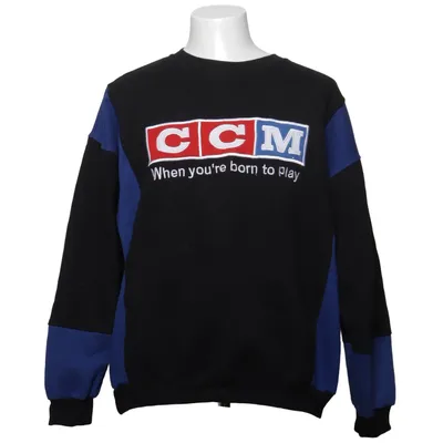Sweatshirt (Black, Blue, Multicolored) from CCM Cotton, Polyester