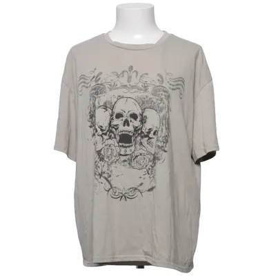 T-shirt (Beige) fra Romwe Bomuld, Polyester