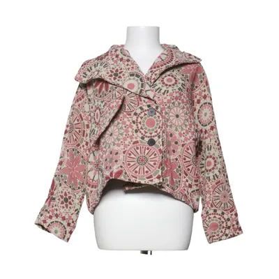 Jacket (Red, Pink, Multicolored) from Suncoo Acrylic, Cotton, Polyester