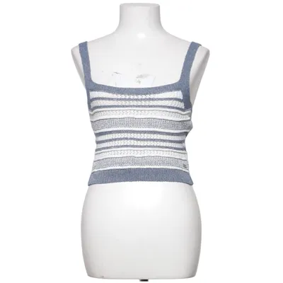 Crop top (Bleu, Blanc) de Pacific Republic Coton, Polyester