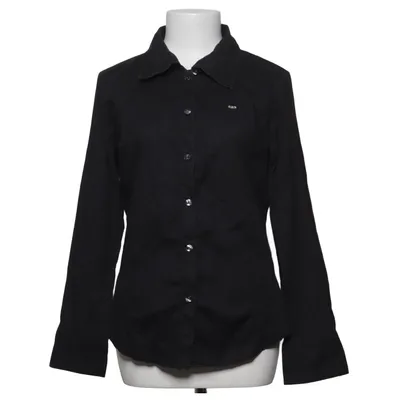 Shirt (Zwart) van Tommy Hilfiger Denim Katoen, Elastaan