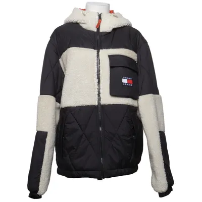 Vinterjakke (Sort, Hvid) fra Tommy Hilfiger Jeans Akryl, Polyester
