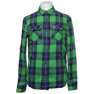Flannel shirt (Green, Blue) from Superdry Cotton