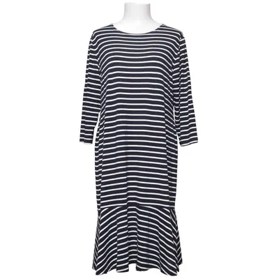 Dress (Blue, White) from Wico Elastane, Viscose