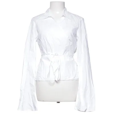 Wrap blouse (White) from Weekday Cotton