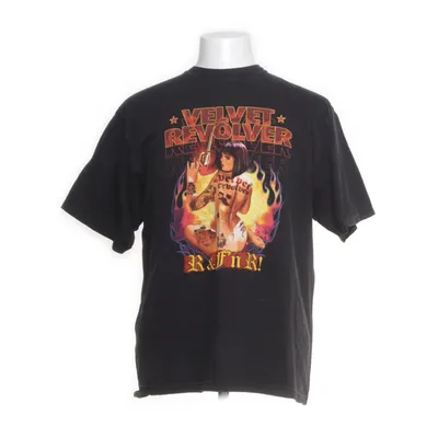 T-shirt (Black, Multicolored) from Jerzees Cotton