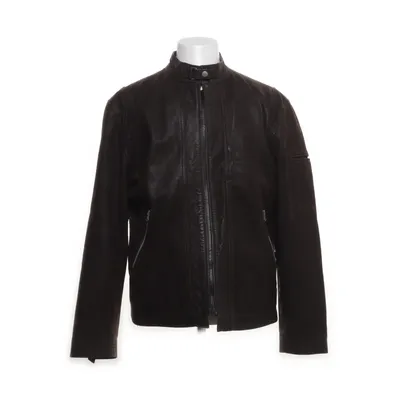 Läderjacka (Brun) från Hollies Stockholm Polyester, Bomull, Skinn