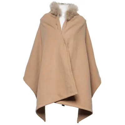 Poncho (Beige) van Sweet Miss Viscose, Wol