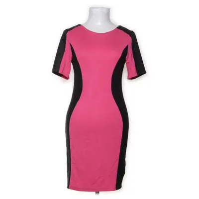 Kleid (Pink, Schwarz) von Bodyflirt Elasthan, Polyester, Viskose