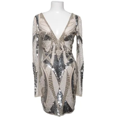 Cocktailjurk (Beige, Zilver) van ASOS Polyester