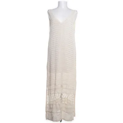 Maxi dress (Beige) from Massimo Dutti Polyester, Viscose