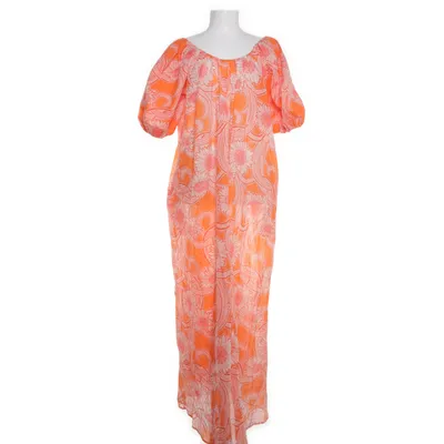 Långklänning (Orange, Flerfärgad) från Mango