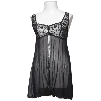 Negligé (Zwart) van Passionata Elastaan, Polyamide, Polyester