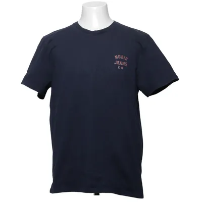 T-shirt (ROY LOGO TEE) van Nudie Jeans Katoen