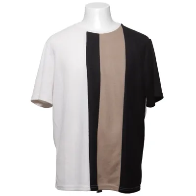 T-shirt (Blanc, Beige, Noir) de ChArmkpR Polyester, Viscose