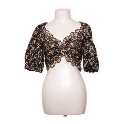 Crop top (Black, Beige) from Sandro Cotton
