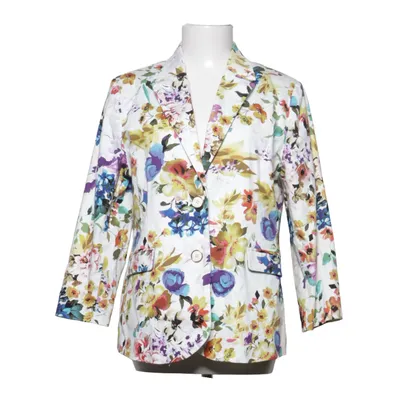 Blazer (White, Multicolored) from Encuentro Cotton, Elastane
