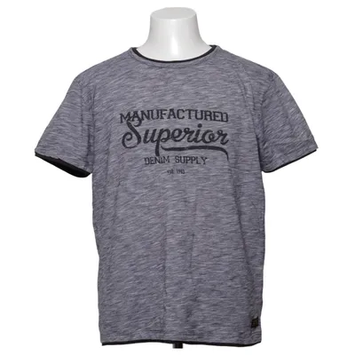 T-shirt (Gris, Noir) de Denim Day Coton, Polyester