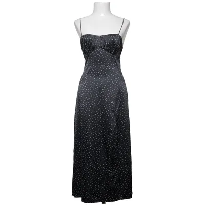Robe longue (Noir, Blanc) de Zara Élasthane, Polyester