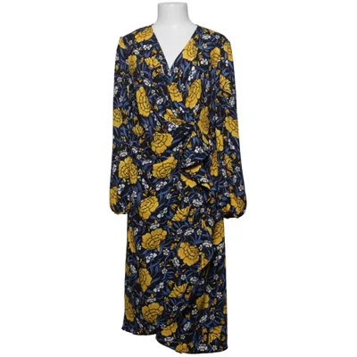 Wikkeljurk (Zwart, Geel, Blauw) van Diane von Furstenberg Polyester