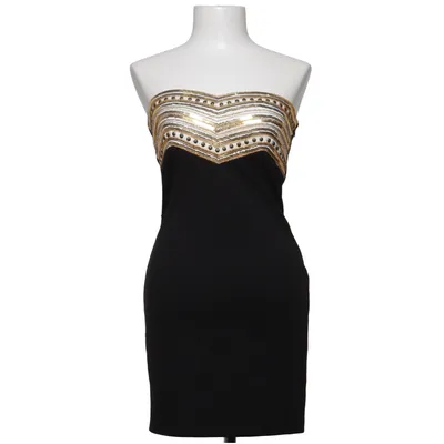 Cocktailjurk (Zwart, Goud, Wit) van Oneness Katoen, Polyester