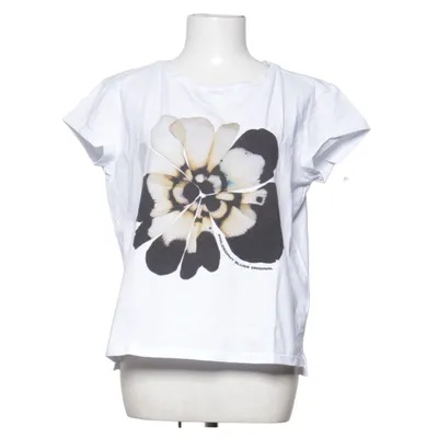 T-shirt (Hvid, Sort) fra Philosophy Blues Original Bomuld, Elastan