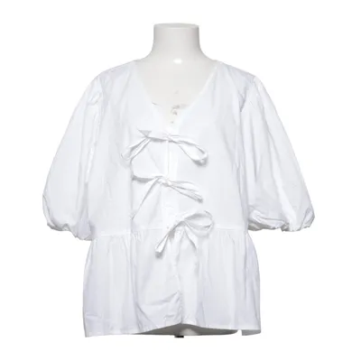 Blouse portefeuille (Blanc) de Pernilla Wahlgren Coton