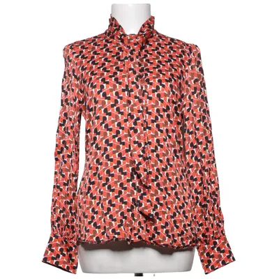 Sløjfebluse (Rød, Flerfarvet) fra Taifun Viscose