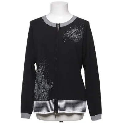 Cardigan (Black, White) from Diva Polyamide, Viscose