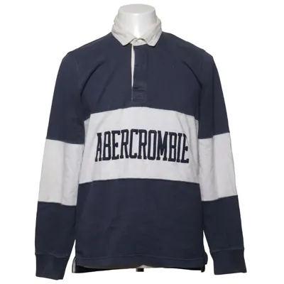 Rugbytröja (Blå, Vit) från Abercrombie & Fitch Bomull