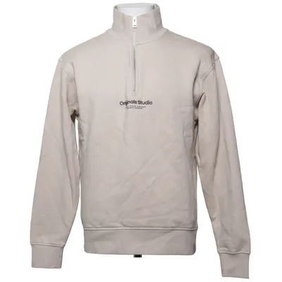 Fleecetröja (Beige) från Originals by Jack & Jones Bomull, Polyester