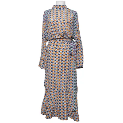 Långklänning (Blå, Orange, Flerfärgad) från Odeeh Silke