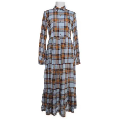 Maxi jurk (Blauw, Oranje) van Nümph Viscose