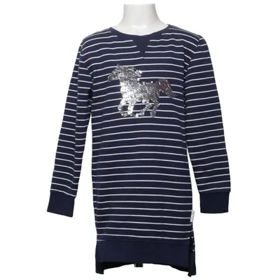 Kjole (Blå, Hvid) fra Yigga Bomuld, Polyester