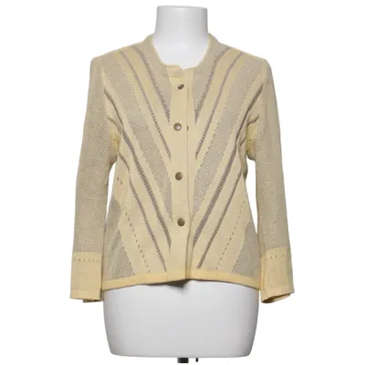 Cardigan (Jaune, Marron) de Kriss Acrylique, Coton, Modal