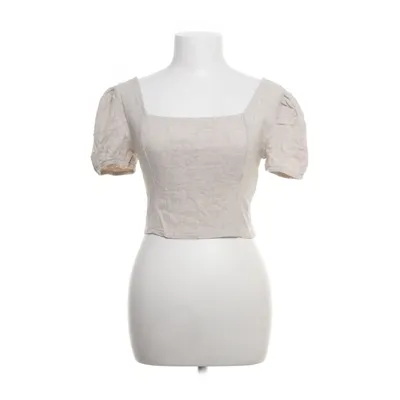 Crop top (Beige) van FB Sister Linnen, Viscose