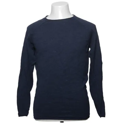 Pull-over (Bleu) de Selected Homme Coton, Lin