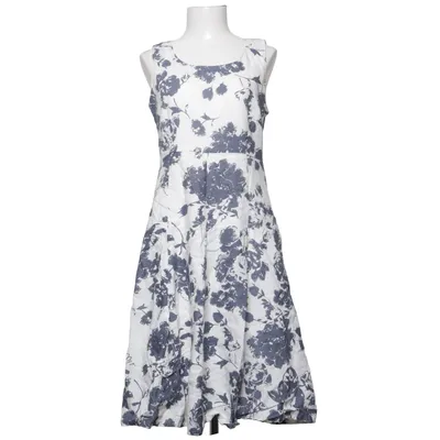 Robe (Blanc, Bleu) de Intown Coton, Lin, Polyester