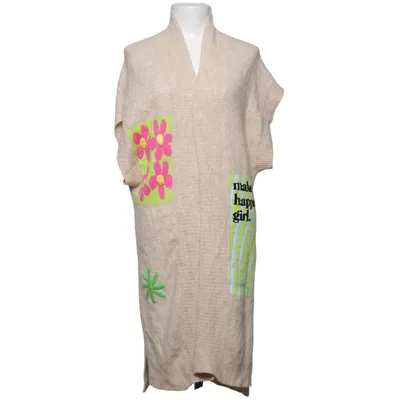 Cardigan (Beige, Multicolore) de Grace Laine d'alpaga, Élasthane, Laine de mouton, Polyamide, Viscose