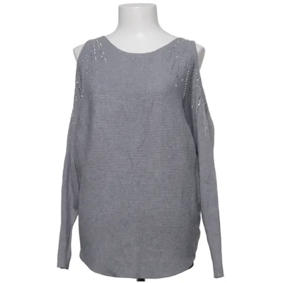 Sweater (Gray) from Creme Fraiche Elastane, Polyamide, Viscose